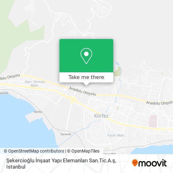 Şekercioğlu İnşaat Yapı Elemanları San.Tic.A.ş map