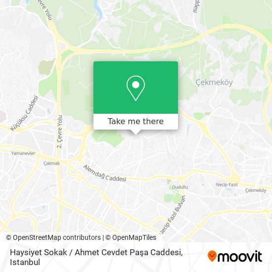 Haysiyet Sokak / Ahmet Cevdet Paşa Caddesi map