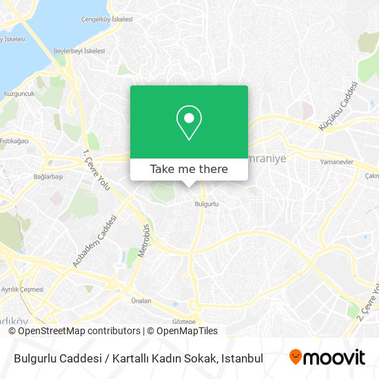 Bulgurlu Caddesi / Kartallı Kadın Sokak map