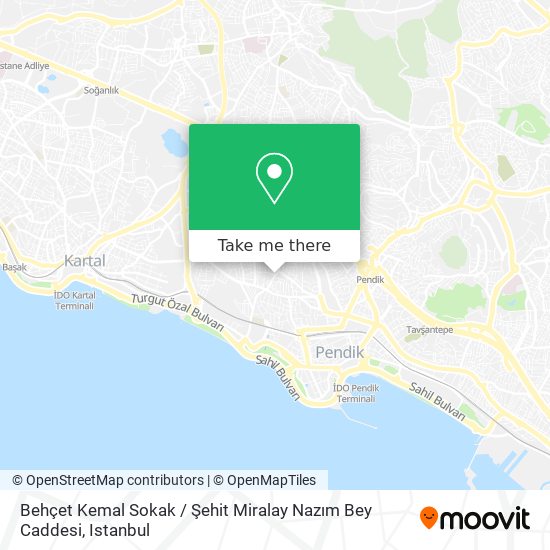 Behçet Kemal Sokak / Şehit Miralay Nazım Bey Caddesi map