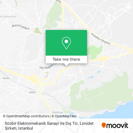 Sözbir Elektromekanik Sanayi Ve Dış Tic. Limidet Şirketi map