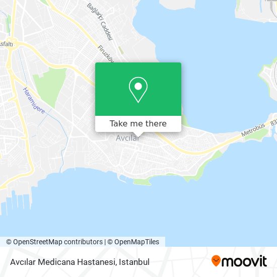 Avcılar Medicana Hastanesi map