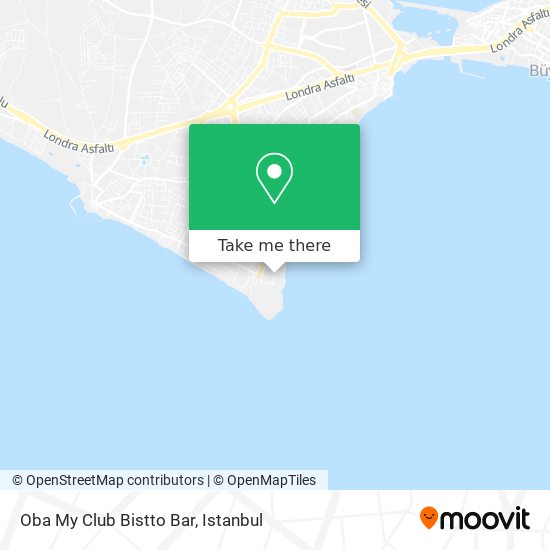 Oba My Club Bistto Bar map