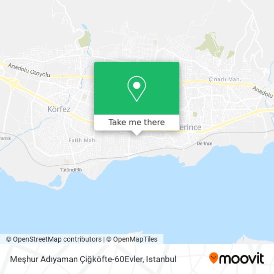 Meşhur Adıyaman Çiğköfte-60Evler map