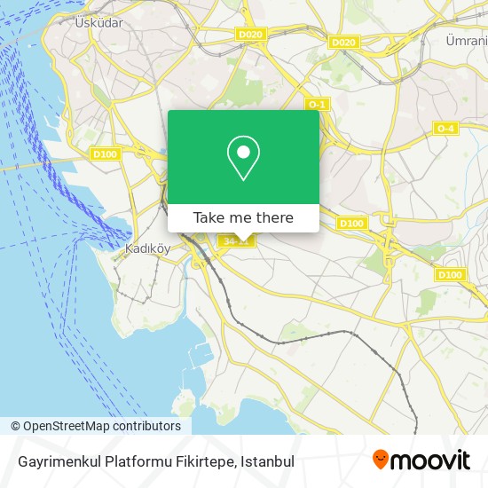 Gayrimenkul Platformu Fikirtepe map