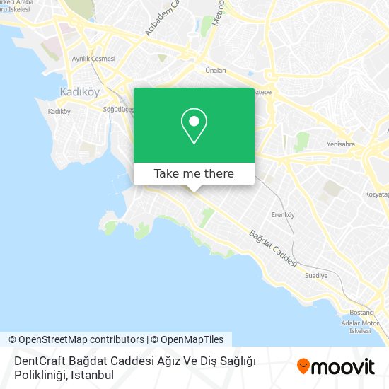 DentCraft Bağdat Caddesi Ağız Ve Diş Sağlığı Polikliniği map