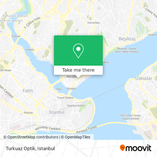 Turkuaz Optik map