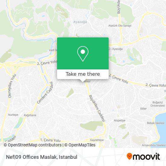 Nef|09 Offices Maslak map