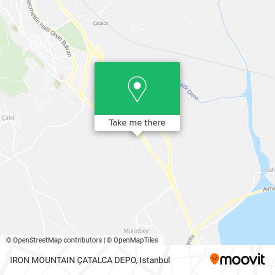 IRON MOUNTAIN ÇATALCA DEPO map