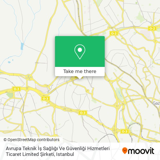 Avrupa Teknik İş Sağlığı Ve Güvenliği Hizmetleri Ticaret Limited Şirketi map