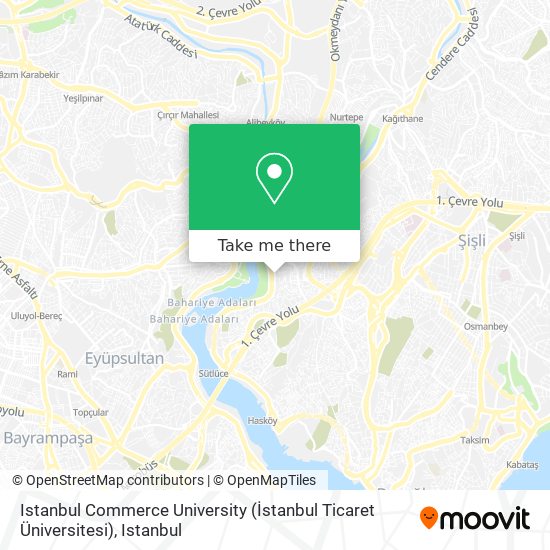 Istanbul Commerce University (İstanbul Ticaret Üniversitesi) map