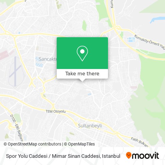 Spor Yolu Caddesi / Mimar Sinan Caddesi map