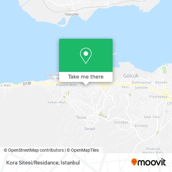 Kora Sitesi/Residance map
