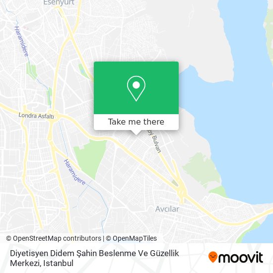 Diyetisyen Didem Şahin  Beslenme Ve Güzellik Merkezi map