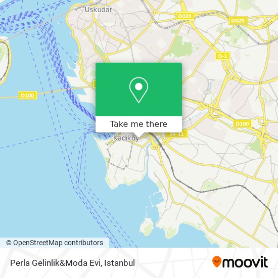 how to get to perla gelinlik moda evi in osmanaga kadikoy by bus cable car train or metro