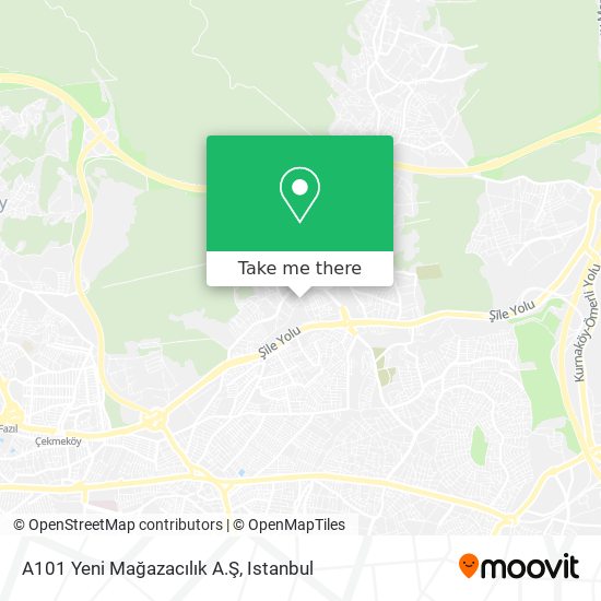 A101 Yeni Mağazacılık A.Ş map