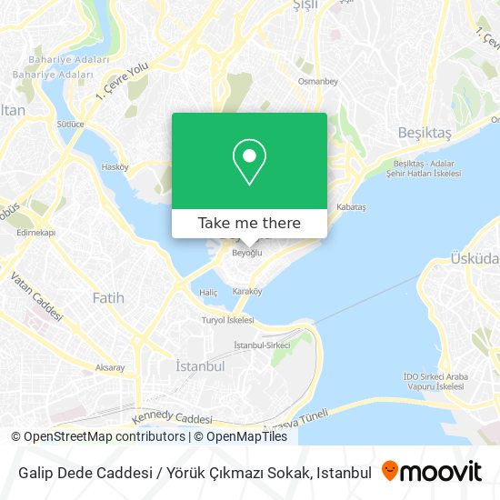 Galip Dede Caddesi / Yörük Çıkmazı Sokak map