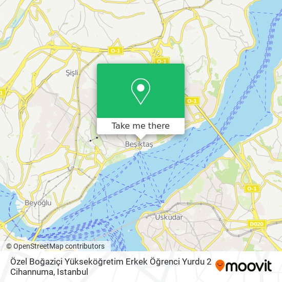 Özel Boğaziçi Yükseköğretim Erkek Öğrenci Yurdu 2 Cihannuma map