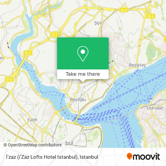 İ'zaz (i'Zaz Lofts Hotel Istanbul) map