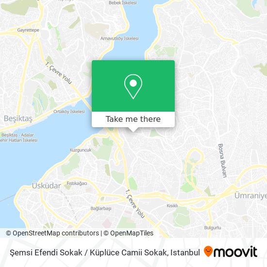 Şemsi Efendi Sokak / Küplüce Camii Sokak map