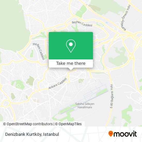 Denizbank Kurtköy map