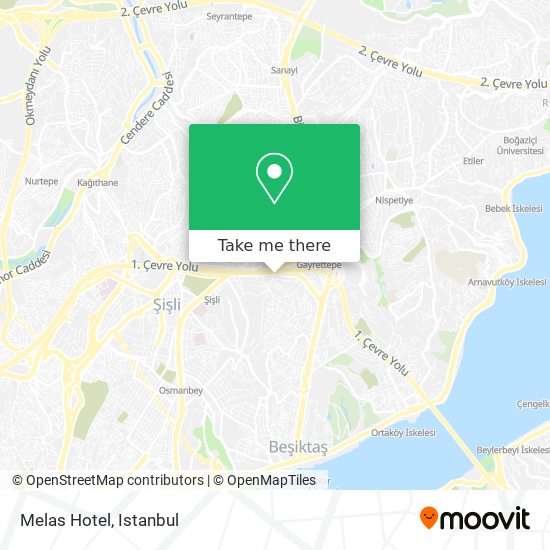 Melas Hotel map