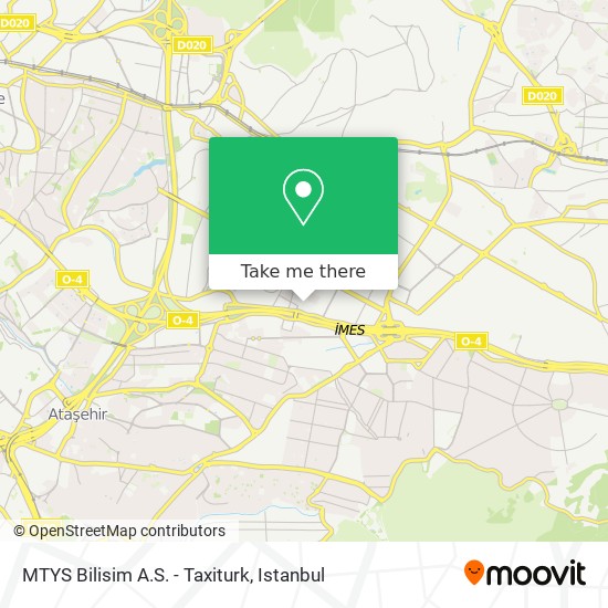 MTYS Bilisim A.S. - Taxiturk map