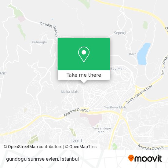 gundogu sunrise evleri map