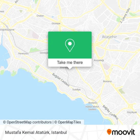 Mustafa Kemal Atatürk map