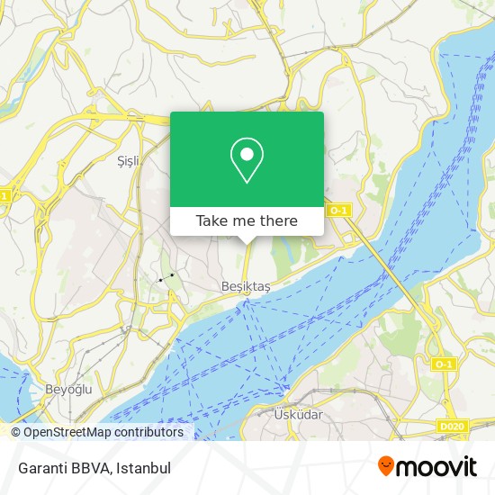 Garanti BBVA map