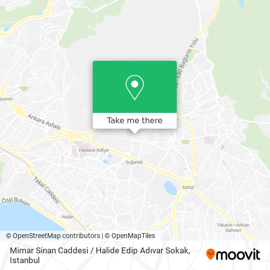 Mimar Sinan Caddesi / Halide Edip Adıvar Sokak map