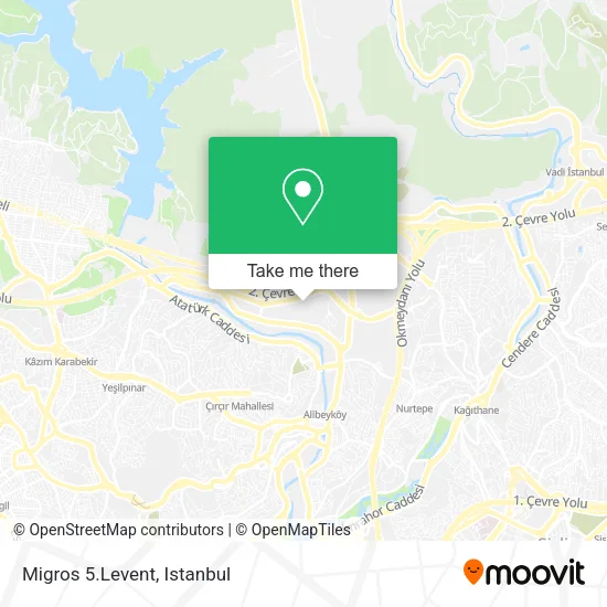 Migros 5.Levent map