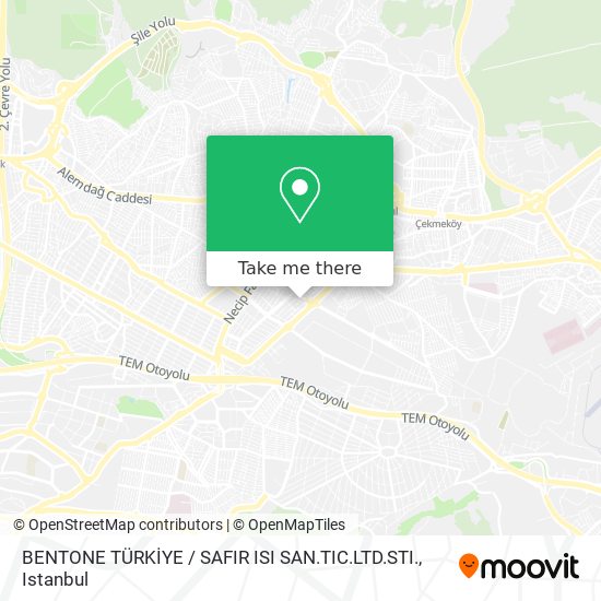 BENTONE TÜRKİYE / SAFIR ISI SAN.TIC.LTD.STI. map