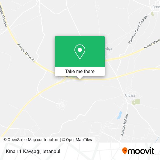 Kınalı 1 Kavşağı map