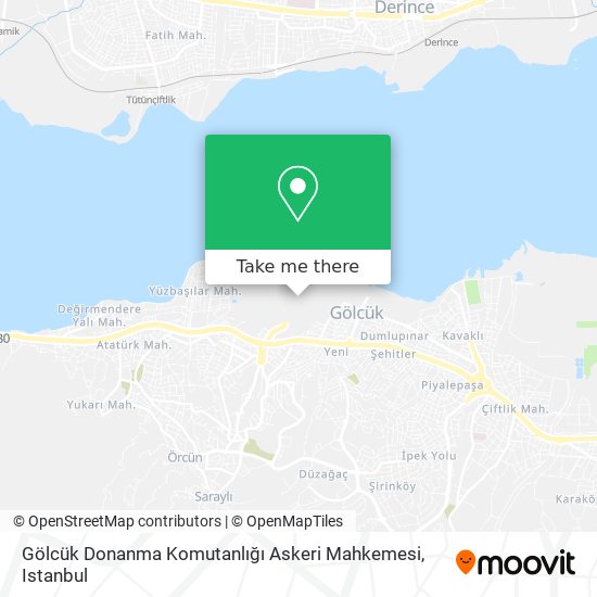 Gölcük Donanma Komutanlığı Askeri Mahkemesi map