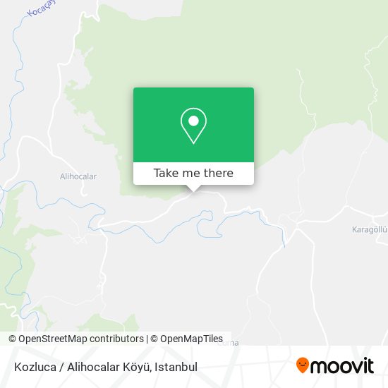 Kozluca / Alihocalar Köyü map
