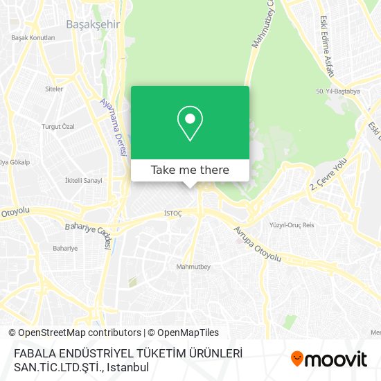 FABALA ENDÜSTRİYEL TÜKETİM ÜRÜNLERİ SAN.TİC.LTD.ŞTİ. map