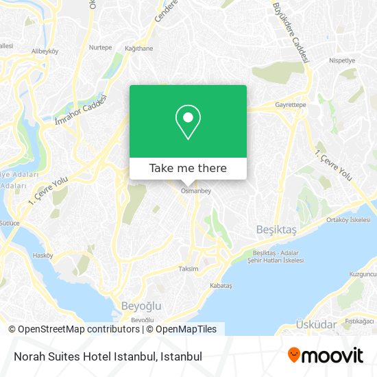 Norah Suites Hotel Istanbul map