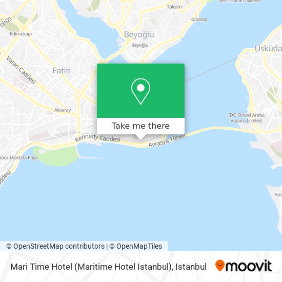 Mari Time Hotel (Maritime Hotel Istanbul) map