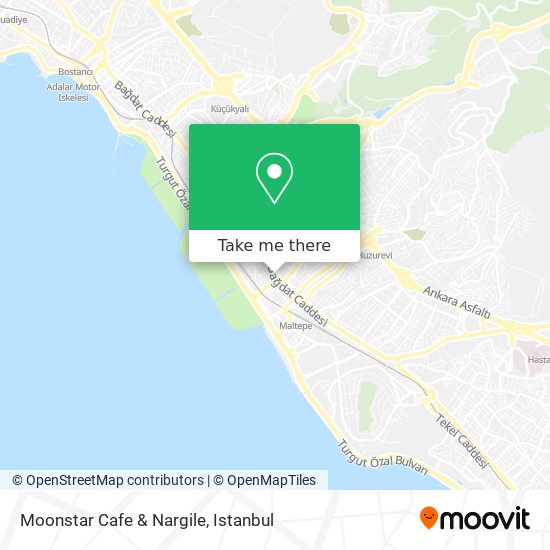 Moonstar Cafe & Nargile map