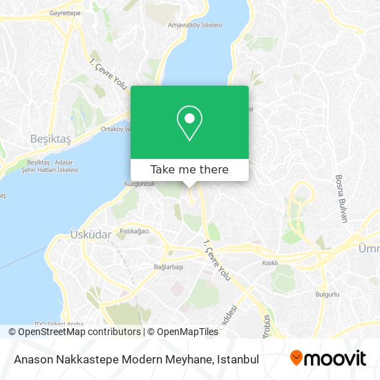 Anason Nakkastepe Modern Meyhane map