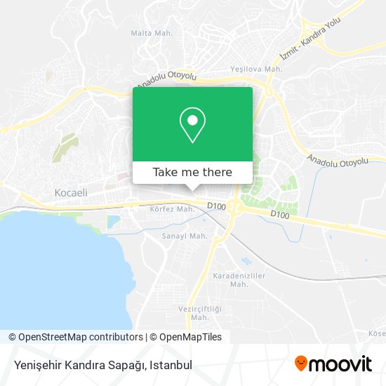 Yenişehir Kandıra Sapağı map