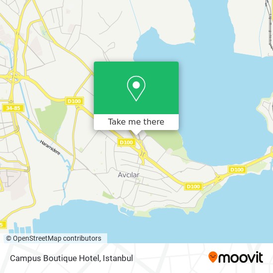 Campus Boutique Hotel map