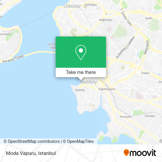 Moda Vapuru map