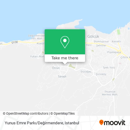 Yunus Emre Parkı/Değirmendere map