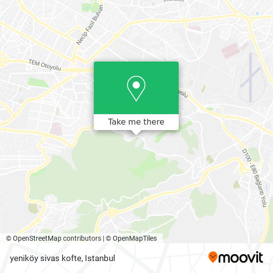 yeniköy sivas kofte map