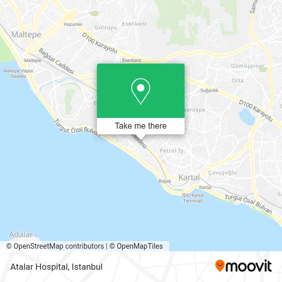 Atalar Hospital map