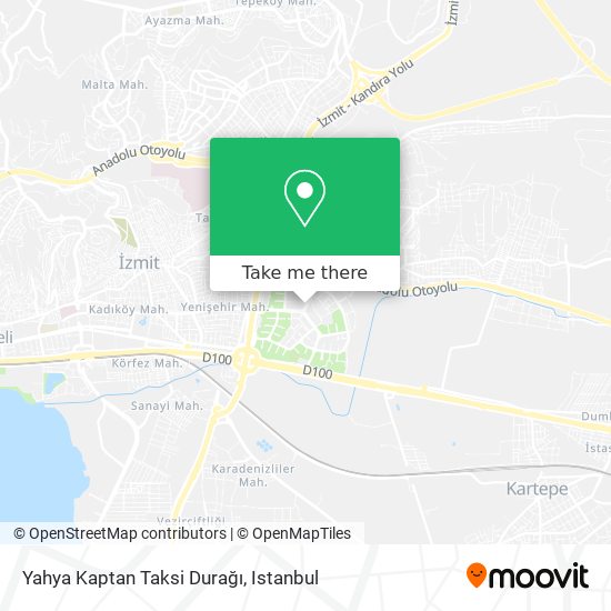 Yahya Kaptan Taksi Durağı map