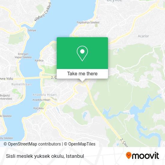 Sisli meslek yuksek okulu map
