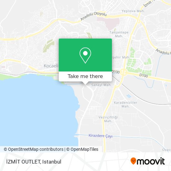 İZMİT OUTLET map